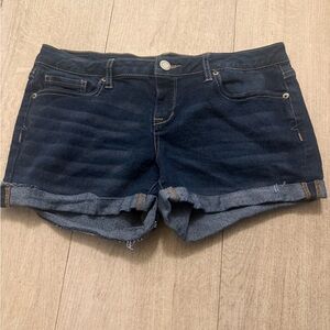 Aeropostale Dark Blue Women's Jean Shorts